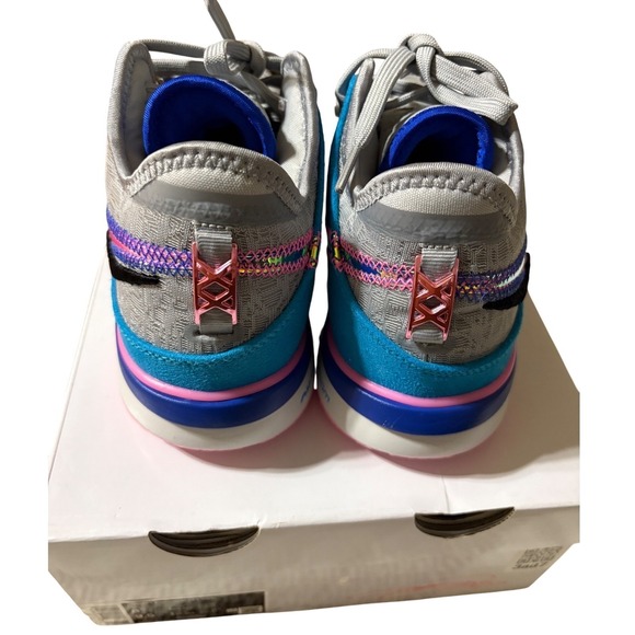 Nike LeBron Zoom NXXT Gen Basketball Volleyball Shoes Grey Pink Blue DR8784 002 - Picture 5 of 12